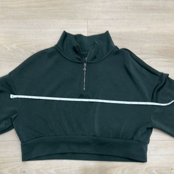 Gilly Hicks Green Quarter-Zip Sweatshirt - Picture 4 of 5